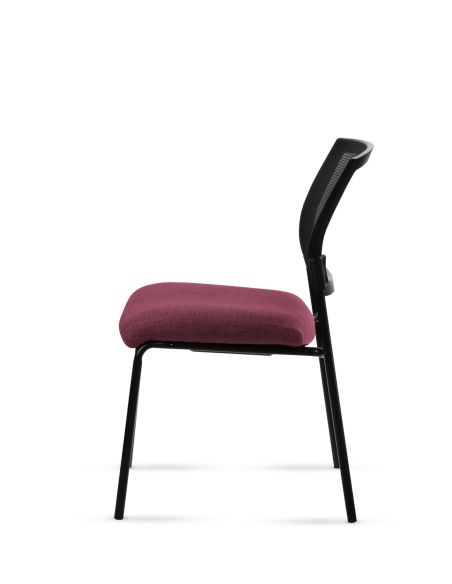 Silla Stol Negra ROLIC Fija Recepción - Calidad Premium - Directo de Fábrica