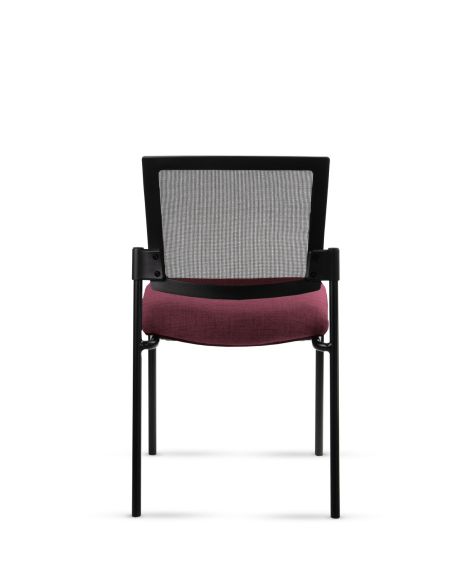 Silla Stol Negra ROLIC Fija Recepción - Calidad Premium - Directo de Fábrica