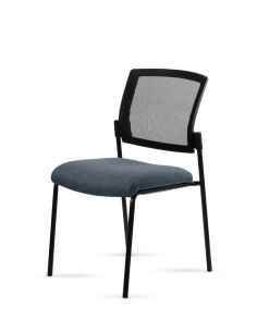 Silla Stol Negra ROLIC Fija Recepción - Calidad Premium - Directo de Fábrica