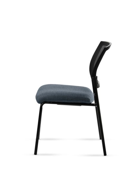 Silla Stol Negra ROLIC Fija Recepción - Calidad Premium - Directo de Fábrica