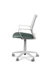 Silla Verde de Trabajo LINK White Neumática con Asiento Tela