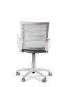 Silla Verde de Trabajo LINK White Neumática con Asiento Tela