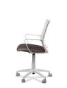 Silla Bordó de Trabajo LINK White Neumática con Asiento Tela