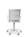 Silla Blanca de Trabajo LINK White Neumática con Asiento Tela