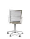 Silla Beige de Trabajo LINK White Neumática con Asiento Tela