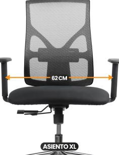 Silla Escritorio Pc Ergonómica Oficina Cool Kronos Giratoria Reclinable con Ruedas 2
