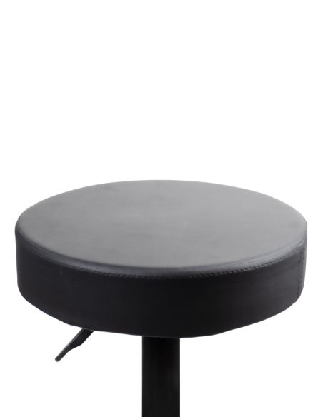 Taburete Músico Baterista Cromado Giratorio con regatones fijos