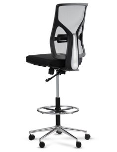 Silla Cool Cajera Alta con Aro Regulable Cromado - COOL ROLIC 2