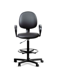 Silla Cajera con Apoyabrazos para Mostrador Flex con Aro Reposapiés - Compra Ahora 2