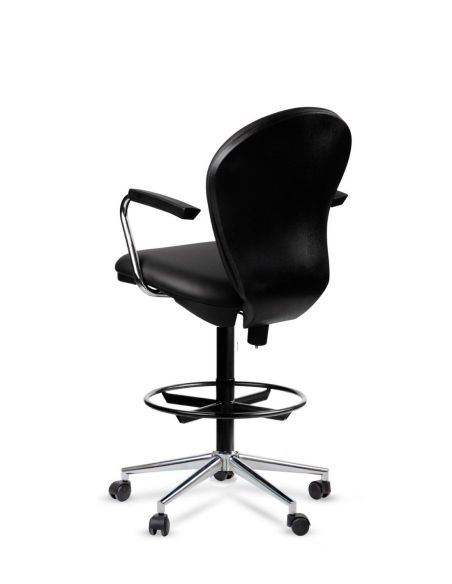 Silla Cajera Cromada con Apoyabrazos - Máxima Comodidad - Envío Gratis