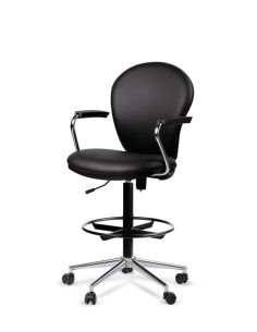 Silla Cajera Cromada con Apoyabrazos - Máxima Comodidad - Envío Gratis