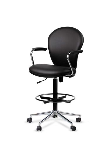 Silla Cajera Cromada con Apoyabrazos - Máxima Comodidad - Envío Gratis