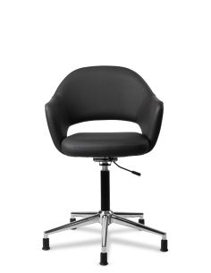 Sillón Peluquero Saarinen Giratorio Cuero Sintético - Fabricante en Argentina