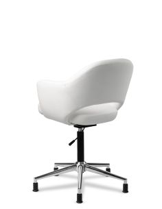 Sillón Peluquero Saarinen Giratorio Blanco - Fabricante en Argentina 2