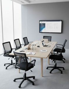 Silla de Escritorio ECCO Cuero Sintético 2