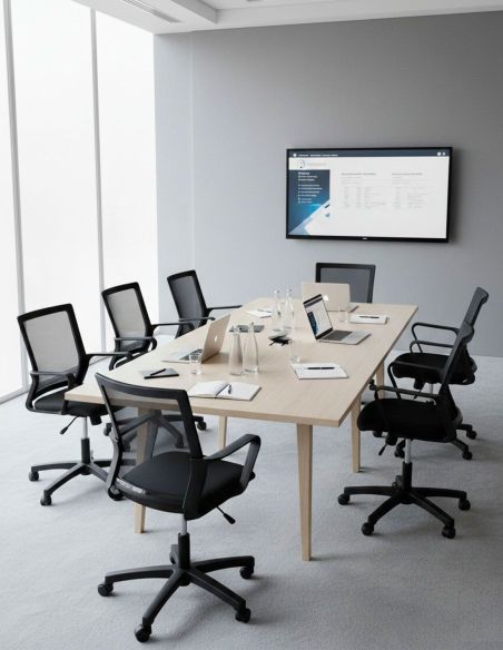 Silla de Escritorio ECCO Cuero Sintético