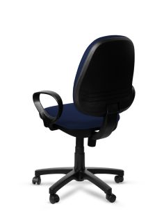 Silla Operativa Flex Rolic Tapizado AZUL- Silla PC 2