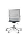 Silla de Trabajo LINK White Neumática Base Cromada