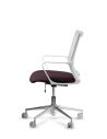 Silla de Trabajo LINK White Neumática Base Cromada
