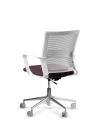 Silla de Trabajo LINK White Neumática Base Cromada