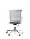 Silla de Trabajo LINK White Neumática Base Cromada