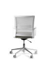 Silla de Trabajo LINK White Neumática Base Cromada